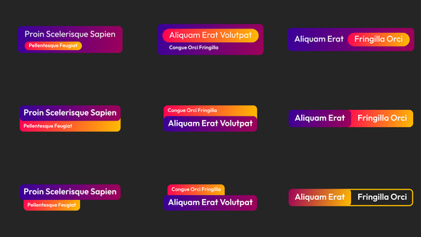 RD Lower Third V2 Elements template preview