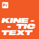 Kinetic Text Animation for Premiere Pro - VideoHive Item for Sale