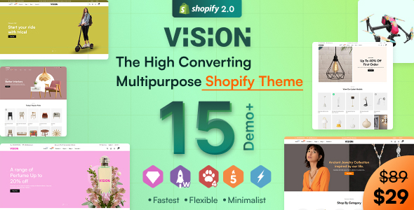 Vision – Multipurpose, Clean, Versatile, Responsive Shopify Theme OS 2.0 – Multilanguage – RTL suppo