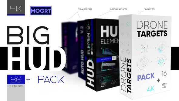 BIG HUD Elements Pack 4K