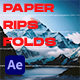 Paper Rips & Folds Transitions | After Effects