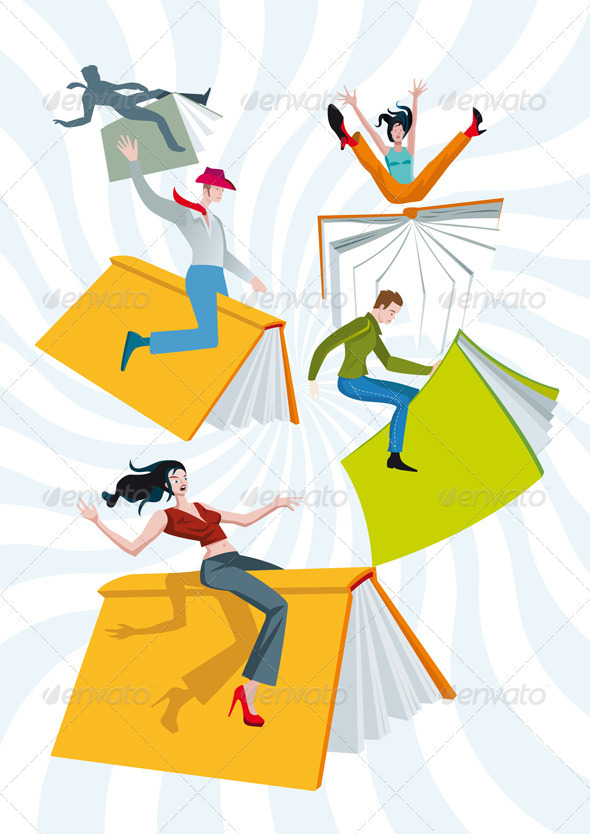 Books Rodeo Vertical - Conceptual Vectors