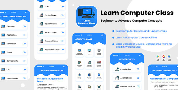 Learn Computer Course Offline - Computer Full Course Offline - Learn Computer Basic - Advace Course