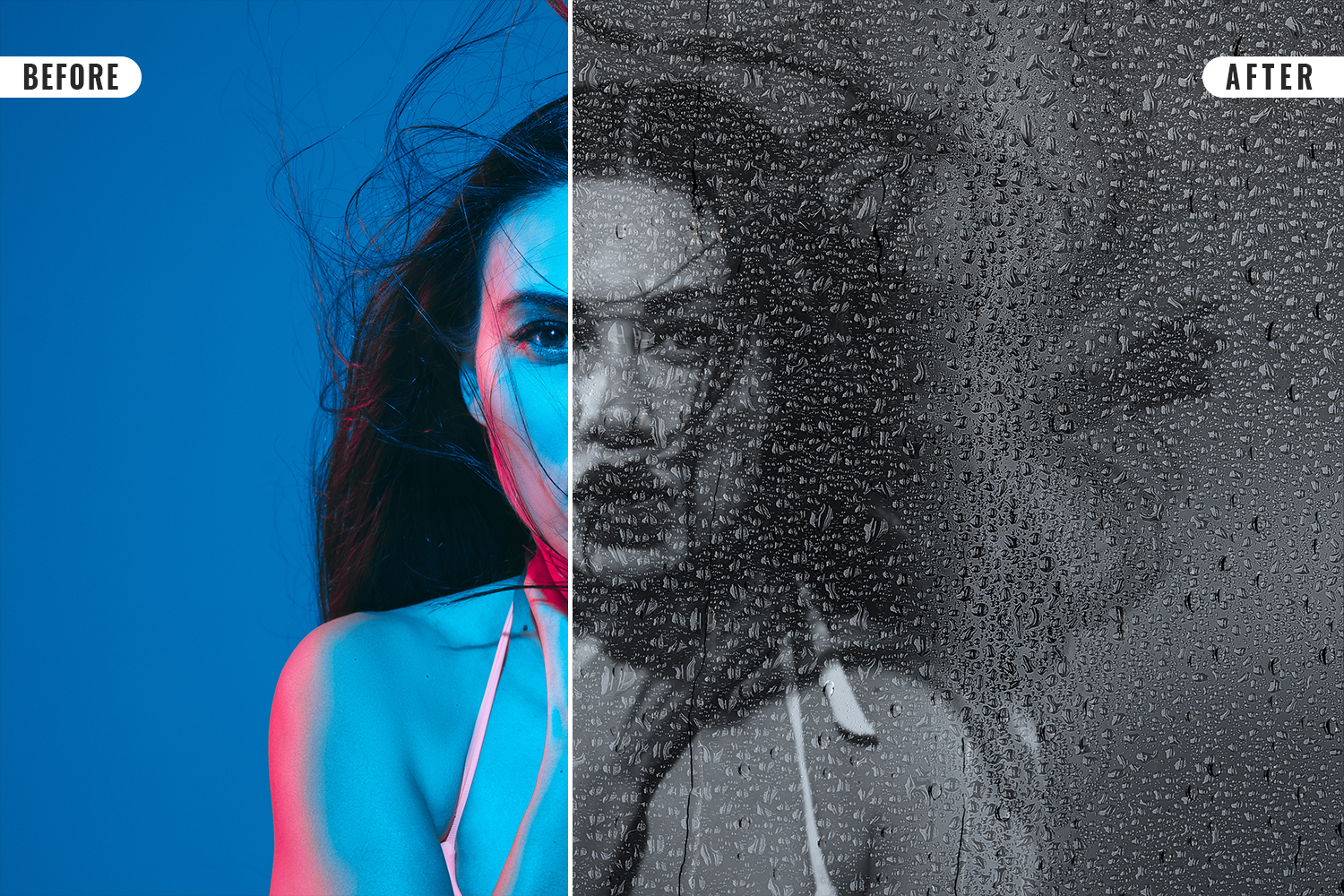 Water Drop Photo Effect, Addons GraphicRiver