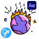 Global Warming Animated Icons | After Effects