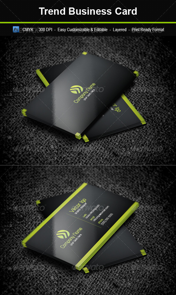 Trend Business Card - Corporate Business Cards