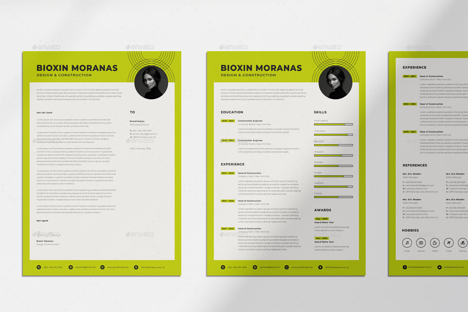 Resume Word Template, Print Templates 