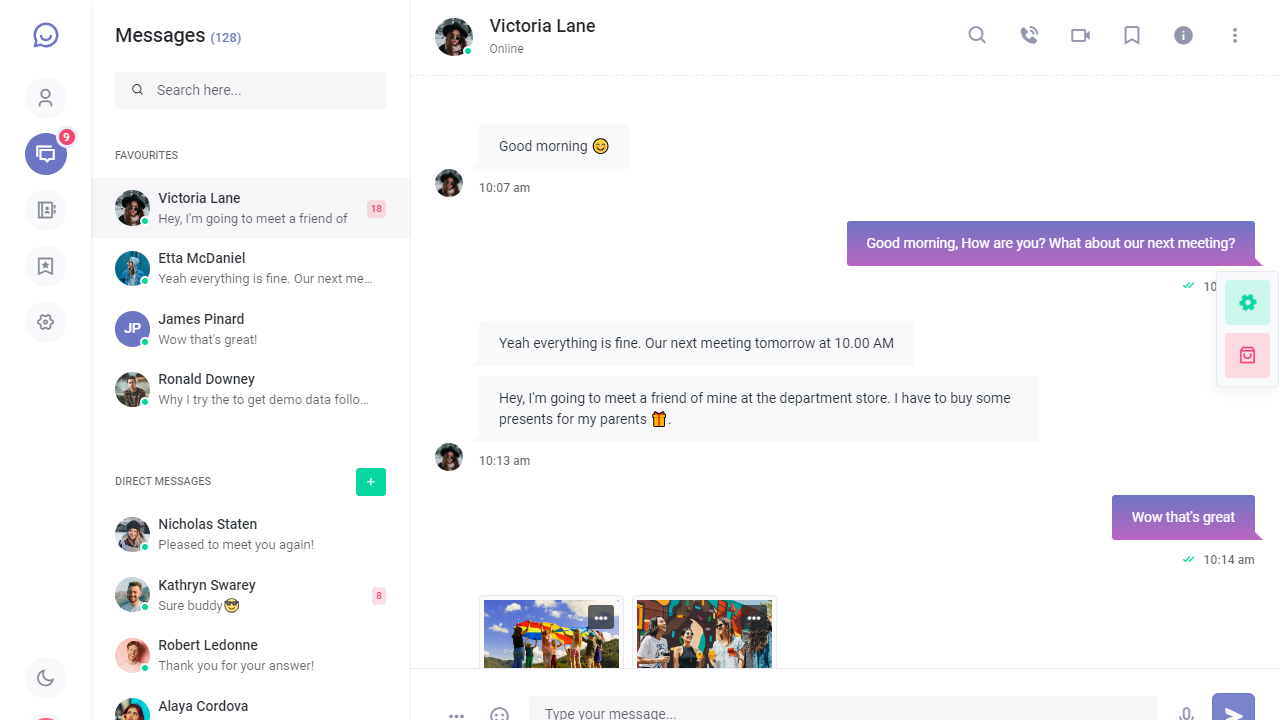 Vhato - Django Chat App Template by themesdesign | CodeCanyon