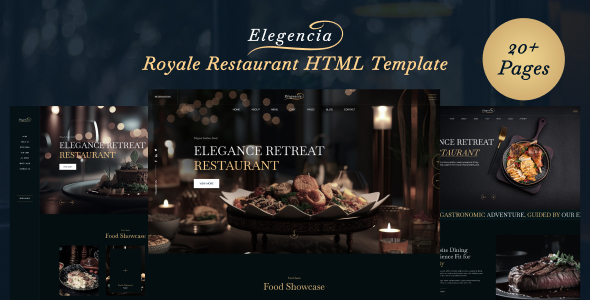Elegencia - Royale Restaurant, Hotel & Resort HTML5 Template