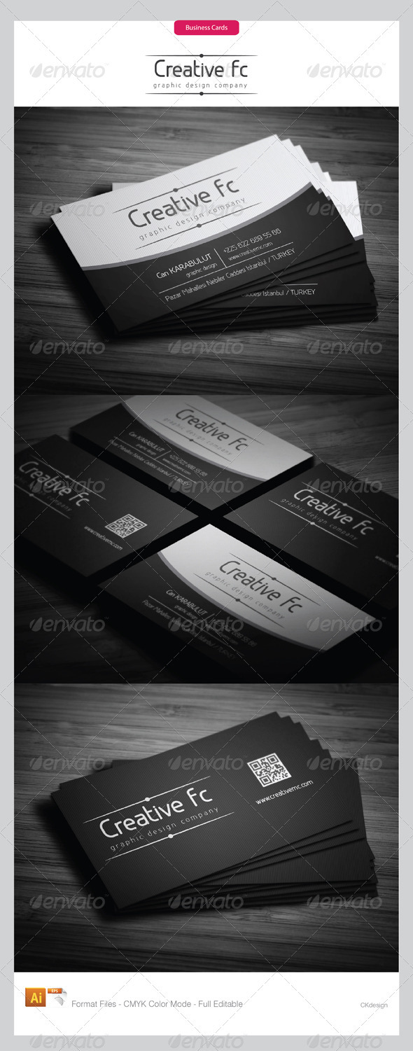 corporate business cards 287 - Business Cards Print Templates