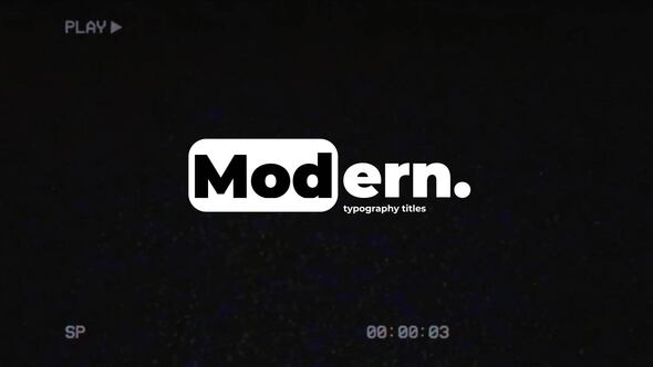 Modern Titles | After Effects Titles template preview