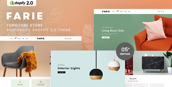Farie – Furniture Store Responsive Shopify 2.0 Theme