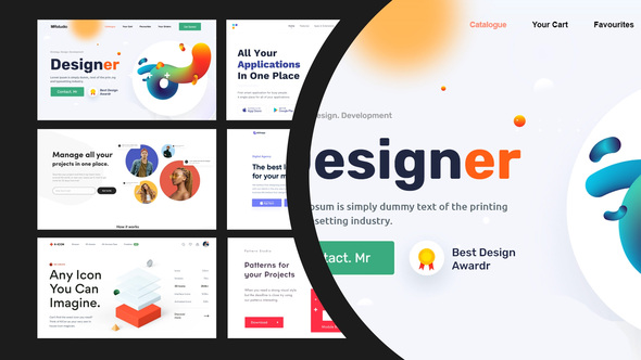 Website Promo 0.2 Product Promo template preview