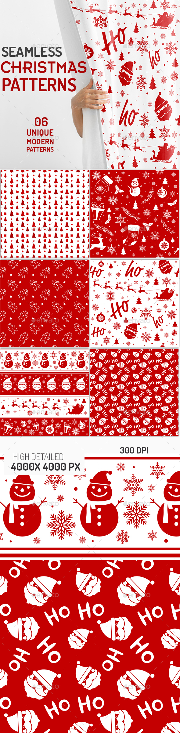 [DOWNLOAD]Christmas Seamless Patterns