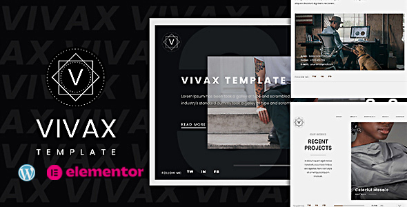 Vivax – Creative and Modern WordPress Portfolio