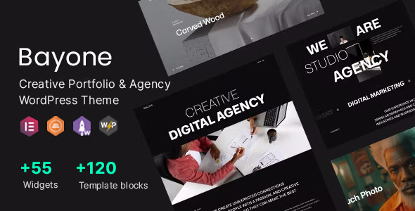 Bayone – Creative Agency & Portfolio WordPress Theme