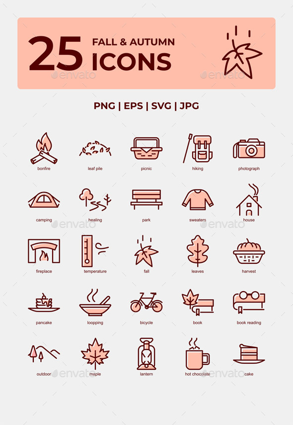 [DOWNLOAD]Fall & Autumn Icons
