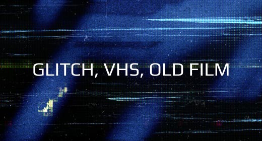 VHS, GLITCH, LIGHT LEAK