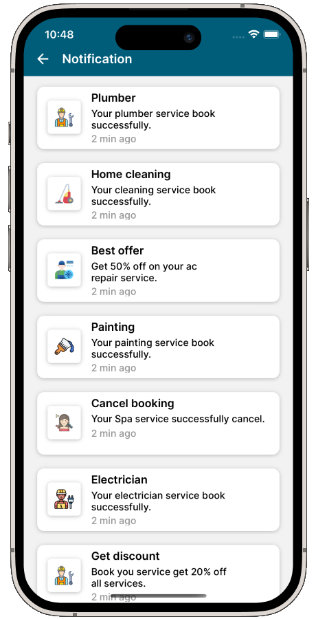 Home Service Finder App Template in iOS Swift HelpingHand