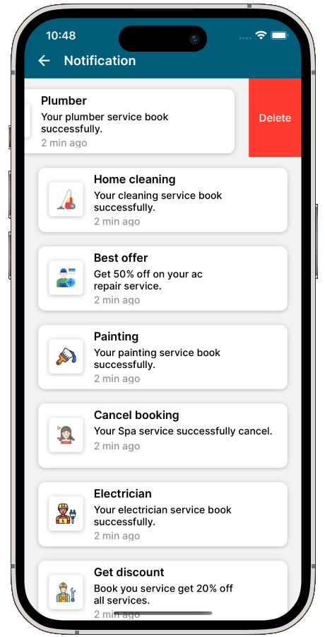 Home Service Finder App Template in iOS Swift | HelpingHand | Multi ...