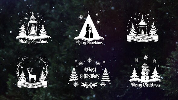 Christmas Titles | Pr | Premiere Pro template preview