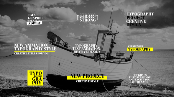 Typography Titles | After Effects Titles template preview