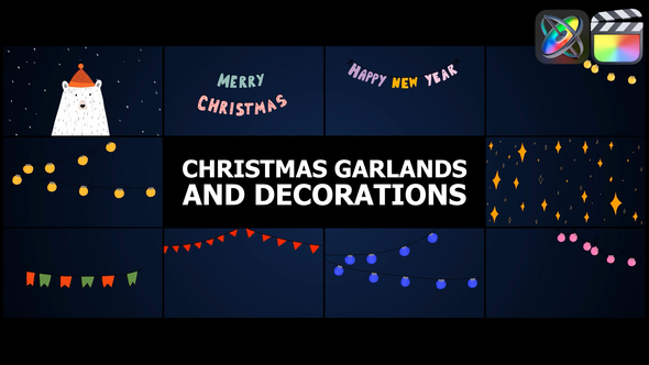 Christmas Garlands and Decorations | FCPX