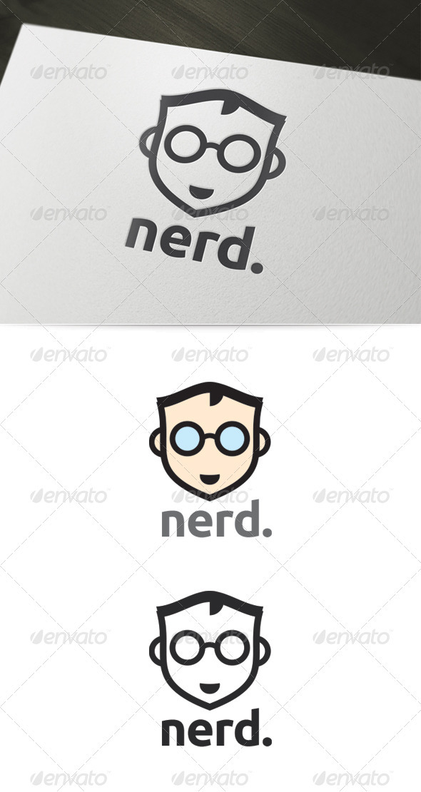 Nerd Logo - Humans Logo Templates