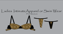 Ladies Intimate Apparel / Swim Wear Vectors