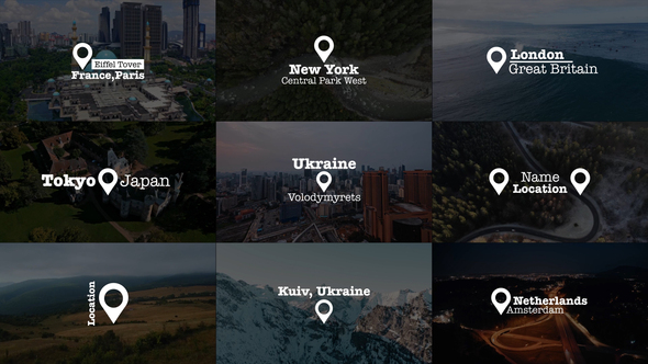 Location Titles | AE Titles template preview
