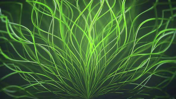 Green Lines Abstract Background alt