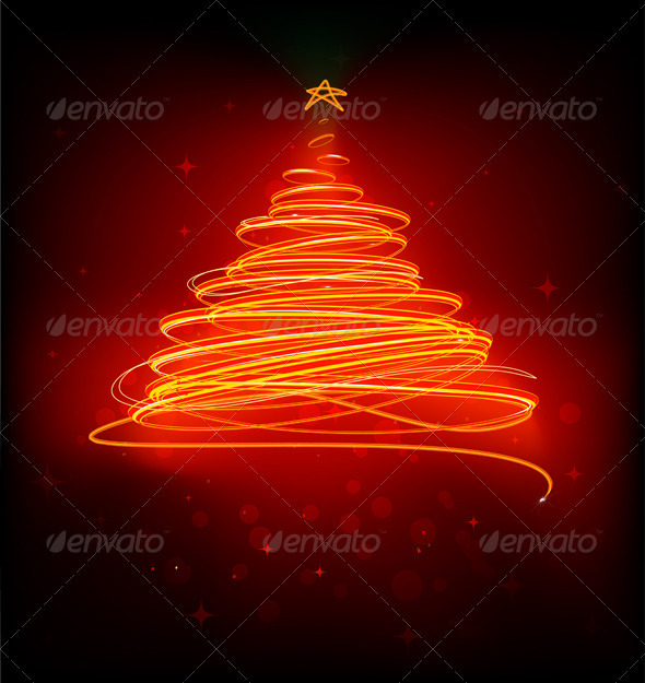 Abstract Christmas tree - Christmas Seasons/Holidays