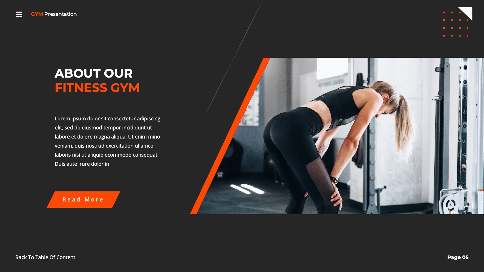 Fastgym - Gym Google Slides Template By SuperSonic_Studio | GraphicRiver