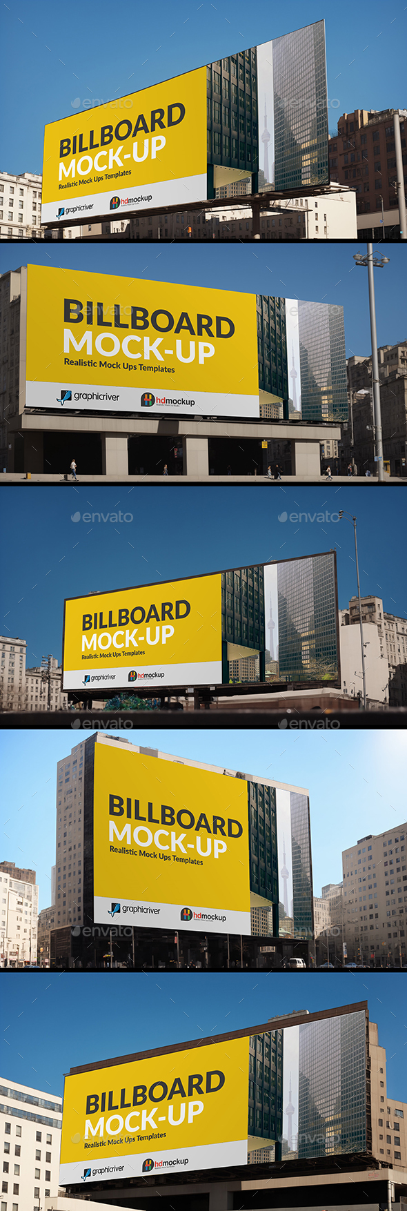 Billboard Mock-up Set 01
