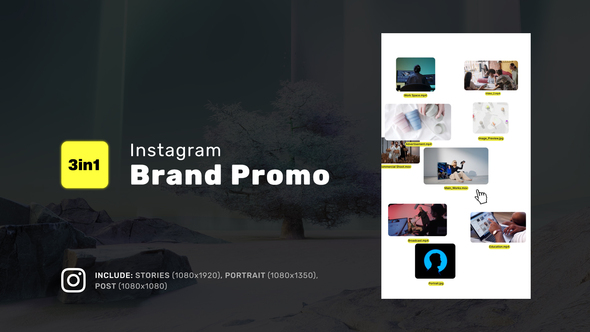 Brand Promo - Instagram Stories, Portrait, Square