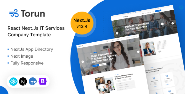 Torun - React Next.js IT Services Company Template