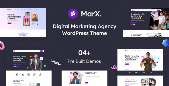 Marx - Digital Marketing Agency WordPress Theme