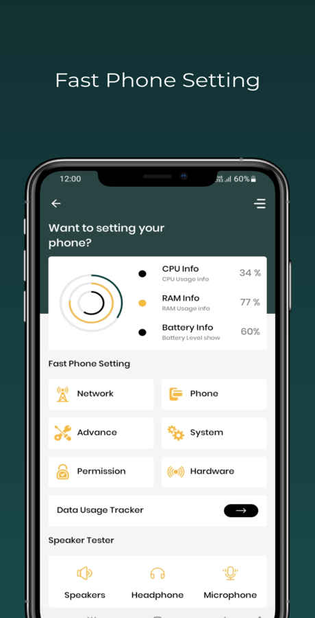 Fast Phone Settings - Phone Settings - Quick Settings by CodeSpaceInfotech