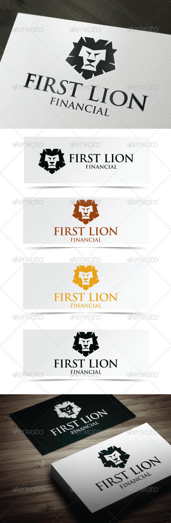 First Lion - Animals Logo Templates