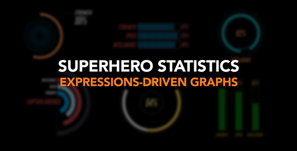 Superhero Statistics by reedjp2 VideoHive