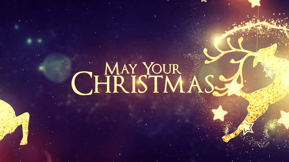 Christmas Wishes 2024 Titles template preview
