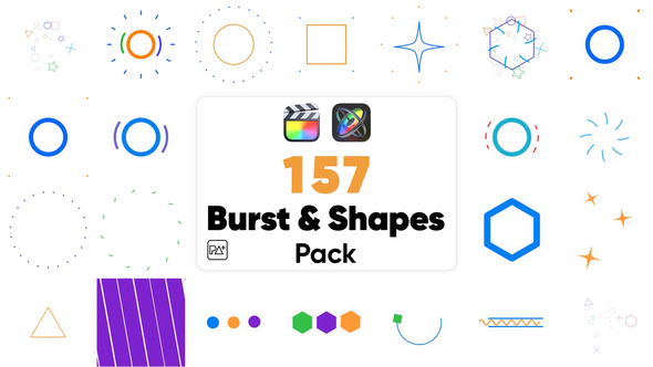 Burst & Shapes Pack For Final Cut Pro X