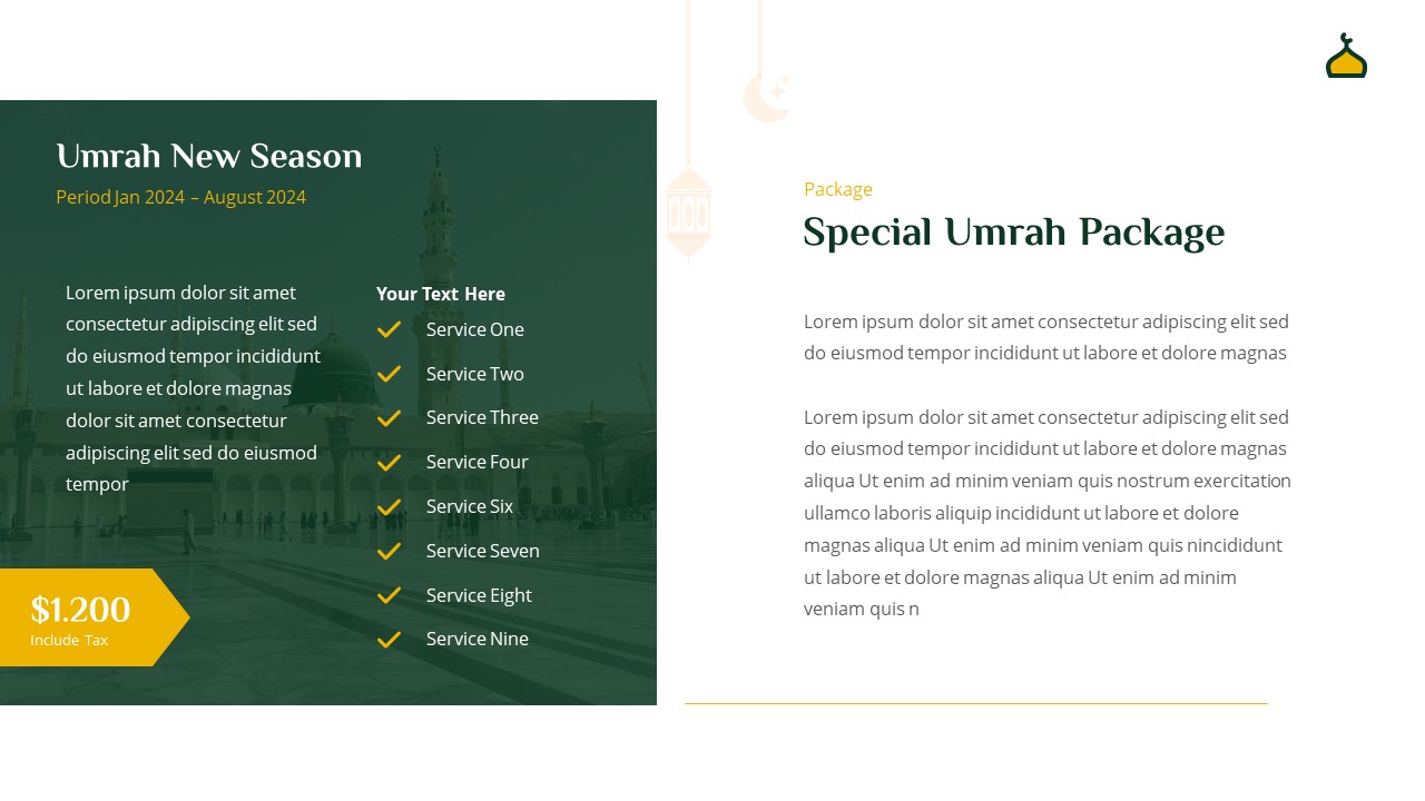 Umrah Journey PowerPoint Template by afkaristudio | GraphicRiver