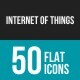 Internet Of Things Flat Multicolor Icons