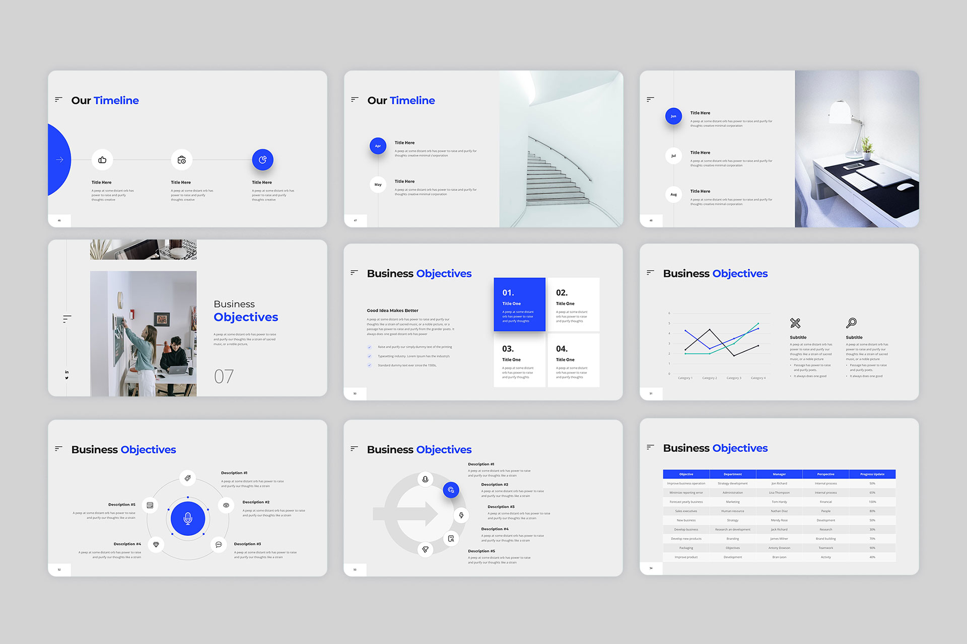 Business Plan Powerpoint Template, Presentation Templates | GraphicRiver