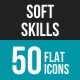 Soft Skills Flat Multicolor Icons