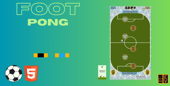 FOOT PONG HTML5 GAME
