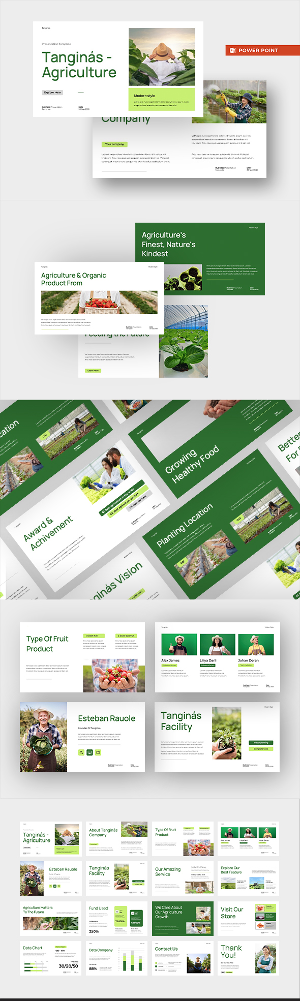 [DOWNLOAD]Green Lime Modern Agriculture Pitch Deck Template 001