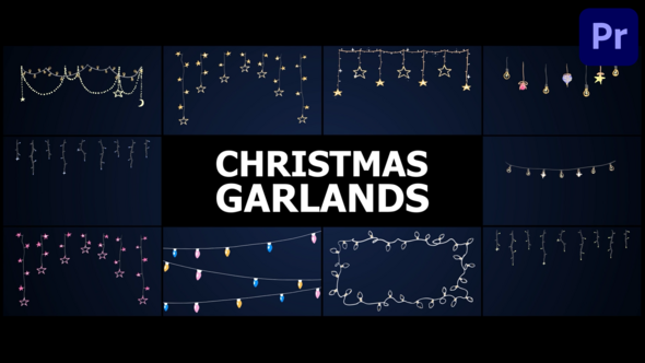 Christmas Garlands | Premiere Pro MOGRT