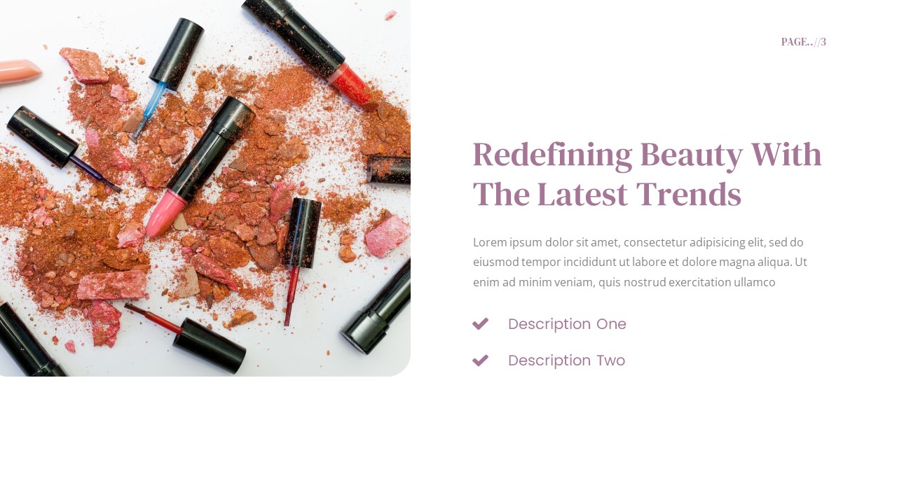 Cosmetic Google Slide, Presentation Templates | GraphicRiver